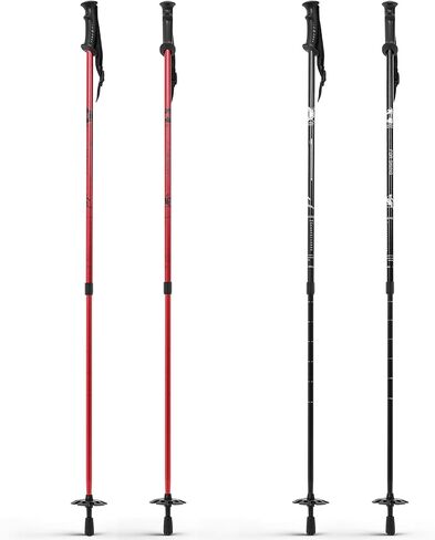 4 Pack Aluminum Ski Poles for Downhill Skiing Lightweight Adjustable Downhill Ski Poles for Adults Men Women in Saudi Arabia