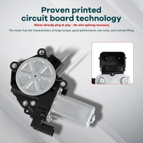 FINDAUTO Power Window Regulator Front Left Driver Side fit for 2002-2006 for Honda CR-V 741-302 Window Regulator and Motor Assembly with Motor in Kuwait