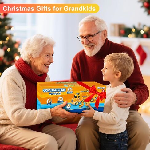 Construction Truck Toddler Toys Car: Toys for 1 2 3 4 Year Old Boy 5 in 1 Carrier Toys for Kids Age 1-3 2-4| 18 Months 2 Year Old Boy Christmas Birthday Gifts in Kuwait