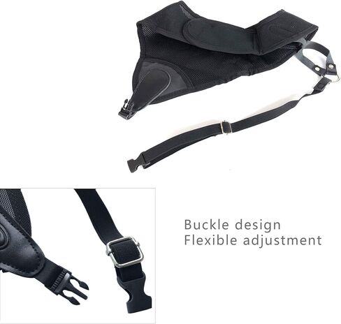 Archery Chest Guard, Upgraded Version Black Adjustable Simple Nylon Mesh PU Archery Chest Protector, Free Size Outdoor Sport Hunting Shooting Chest Protection Men Women Bow Arrow Chest Guard Tool in Saudi Arabia