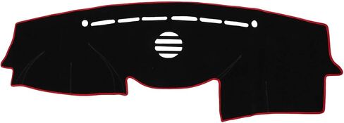 Dash Cover Compatible for Hyundai Veracruz 2007-2012 with Audio, Non-Slip Dash Cover Mat Polyester Black Front Dash Cover Mat in Saudi Arabia