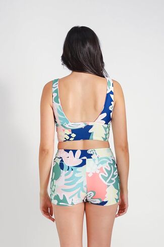 Sipadan Crop Bikini Top ، A-C/D أكواب ، بدلة سباحة قابلة للانعكاس ، نساء بيكيني للسباحة UPF 50+ حماية in Saudi Arabia