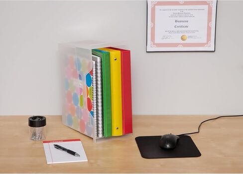 IRIS USA File Box Plastic File Organizer for Letter/Legal File, Document Box, Storage Bin Tote Organizer with Durable and Secure Latching Lid, Stackable, Nestable, BPA-Free, Black 35 Qt. 1 Pack in Kuwait