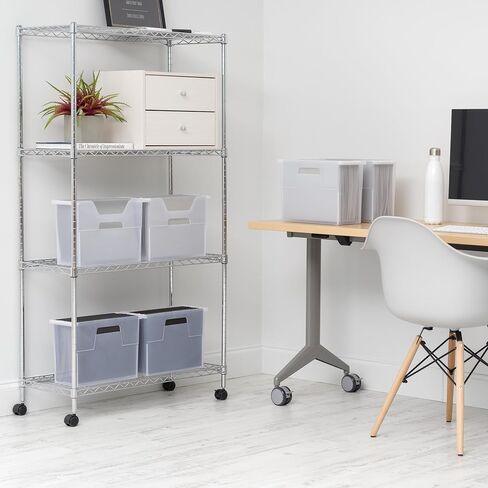 IRIS USA File Box Plastic File Organizer for Letter/Legal File, Document Box, Storage Bin Tote Organizer with Durable and Secure Latching Lid, Stackable, Nestable, BPA-Free, Black 35 Qt. 1 Pack in Kuwait