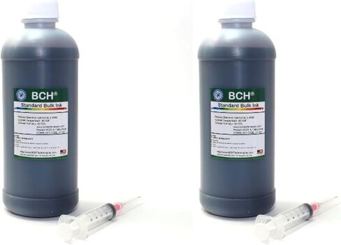 BCH 500mL Dye Dye Enk Rechill لطابعات النافثة للحبر-مطبوعات حية ، مقاومة تتلاشى ، متوافقة مع خراطيش Ciss و عالية السعة in Kuwait