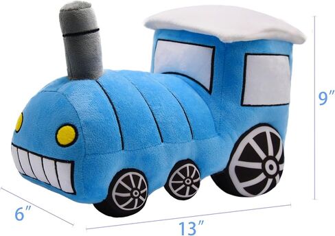 سيارة الشرطة الناعمة ذات الأبقار المحشوة لعبة Super Cute Blue Squad Squad Plushie هدايا ممتازة للأطفال أو حفلة عيد ميلاد 11 بوصة (سيارة الشرطة) in Kuwait