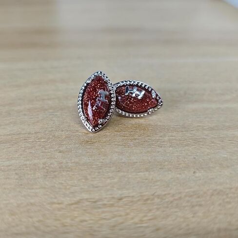 Sports Football Stud Earrings Rugby Earrings Sports Game Team Earrings for Women Sports Fan Jewelry in Kuwait