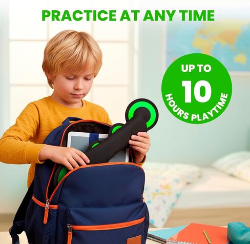 Electric Drum Set Built-in Speaker, Kids Electronic Drum Practice Pad Kit, Portable Roll Up Drum Machine with 2 Foot Pedals, Drumsticks, Great Birthday for Girls Boys in Kuwait