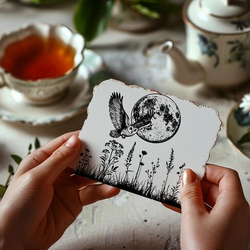 GLOBLELAND Halloween Owl Clear Stamps Owl Decorative Clear Stamps Silicone Stamps Seals for Card Making and Photo Album Decor Decoration and DIY Scrapbooking in Saudi Arabia
