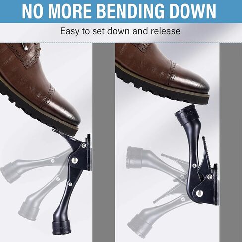 Moxweyeni 6 Pieces Heavy Duty Door Stops for Bottom of Door Kickdown Door Stops Metal Doorstop with Adjustable Rubber Tips Spring Door Stop Kick Door Stop Replacements (Silver, 6 Inch) in Kuwait