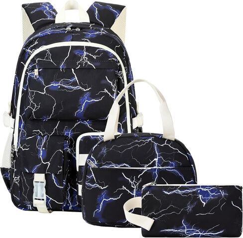 Hidds Laptop Backpacks for Teens Boys Mens Lightning School Bag College Backpack Travel Casual Daypack Bookbags Students in Kuwait