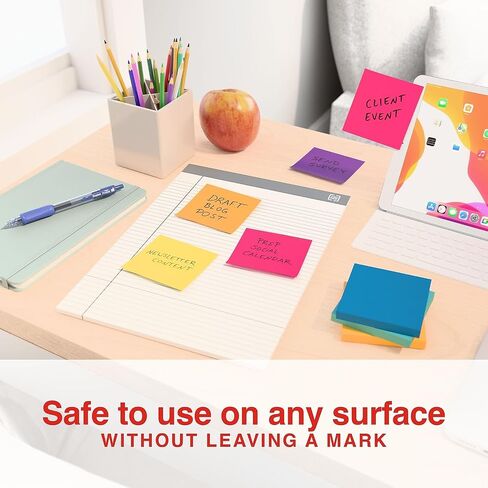 Staples 105809 Stickies Recycled Notes 3-Inch X 3-Inch Yellow 12 Pads/Pack (S-33Yr12) in Saudi Arabia