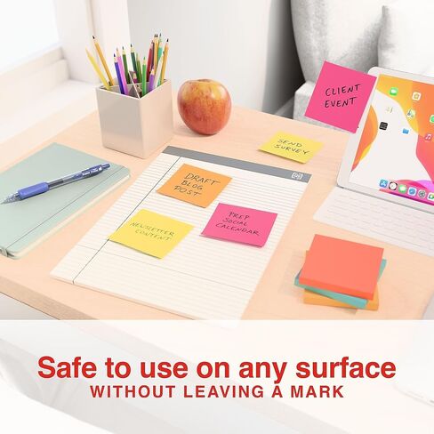 Staples 105809 Stickies Recycled Notes 3-Inch X 3-Inch Yellow 12 Pads/Pack (S-33Yr12) in Saudi Arabia