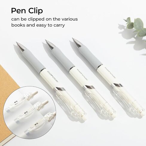 M&G Gel Pens, 0.7mm Black Gel Pens Medium Point, 36 PCS Retractable Gel Ink Rollerball Pens, Gel Ink Pens with Premium Ink & Comfort Grip for Smooth Writing Office School Men Women in Saudi Arabia