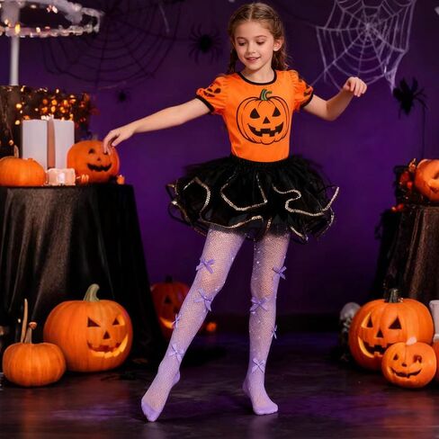 Girls Rhinestone Fishnet Tights, Toddler Sparkle Mesh Stockings with Glitter Bow for Kids Halloween Dance Performance in Saudi Arabia