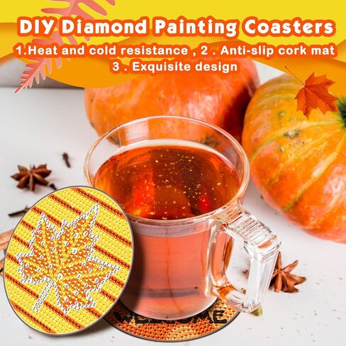 Sunnyray 12 Pcs Cat Shaped Diamond Painting Coasters Kit Cat Diamond Painting Coasters with Holder DIY Kits for Art Beginners Adults Craft in Saudi Arabia
