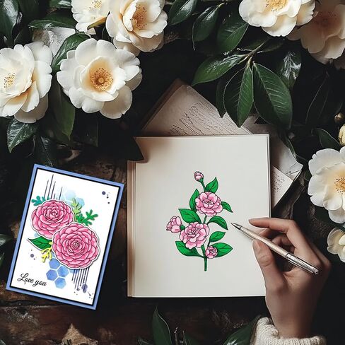 Globleland Sunflower Clear Stamps ختم السيليكون شفاف لزخرفة صناعة البطاقات و DIY Scrapbooking in Saudi Arabia