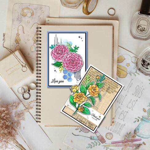 Globleland Sunflower Clear Stamps ختم السيليكون شفاف لزخرفة صناعة البطاقات و DIY Scrapbooking in Saudi Arabia