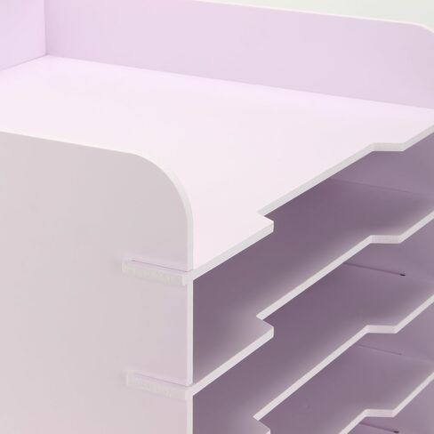 Scrapbook Paper Organizer 12" x 12", 12 Tier File Sorter Storage, White Cardstock Paper Sorter Storage Rack, Document Holder Desktop Scrapbook Paper Organizer Cube for Home Office School in Saudi Arabia