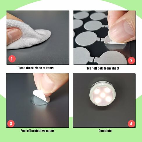 350 Pcs (0.79") Double Sided Adhesive Dots Stickers Round Putty Clear Sticky No Trace Sticky Putty Removable Waterproof Small Stickers for Festival Decoration 20mm Transparent Sticker in Saudi Arabia
