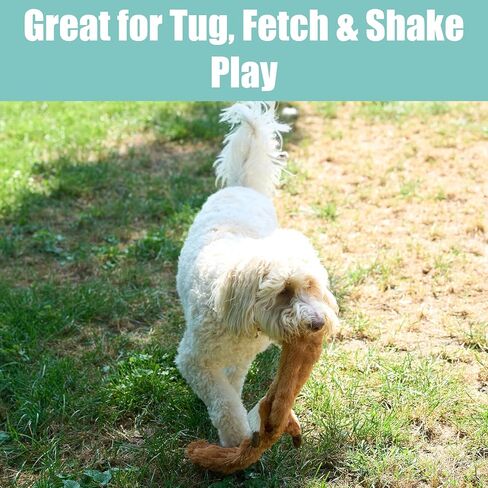 SPOT Skinneeez Stuffless Dog Toy with Squeaker | Plush Tug of War Skunk Squeak Toy for Small and Large Dog Breeds | Machine Washable | Large in Kuwait