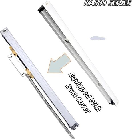 KA500[1um] 70 120 170 220 270 320 370 مللي متر مقياس زجاجي خطي رفيع DRO 18x20 مللي متر مستشعر مسطرة مخرطة صغيرة رفيعة جهاز تشفير خطي صغير in Kuwait