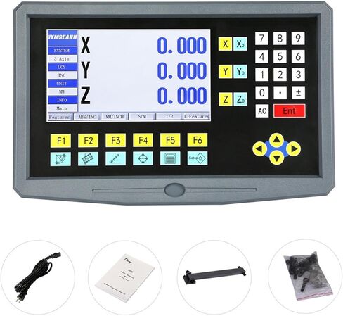 19 لغة كبيرة DRO HS800-3 3 محاور عرض القراءة الرقمية TTL AC110V/220 فولت لمطحنة المخرطة الخطية مقياس التشفير حاكم تصنيف in Saudi Arabia