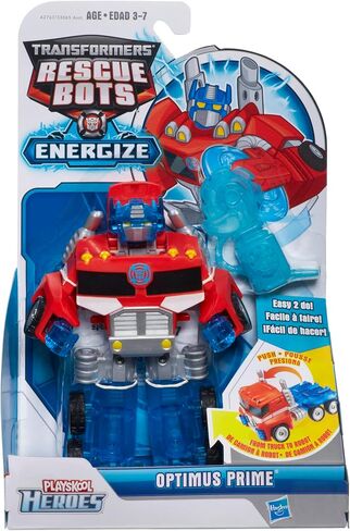 Transformers Rescue Bots Energize Optimus Prime, 7-Inch Action Figure, Kids Converting Robot Toy, Easter Basket Stuffers, Ages 3+ (Amazon Exclusive) in Saudi Arabia