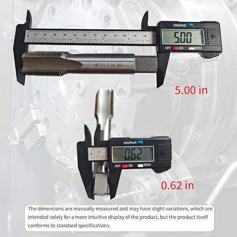 M27 X 2 Tap, Metric Thread Tap, Right Hand, 2mm Pitch, Straight Flute, 4 Flute, High Speed Steel, H2 Accuracy Grade, Machine Tap in Saudi Arabia