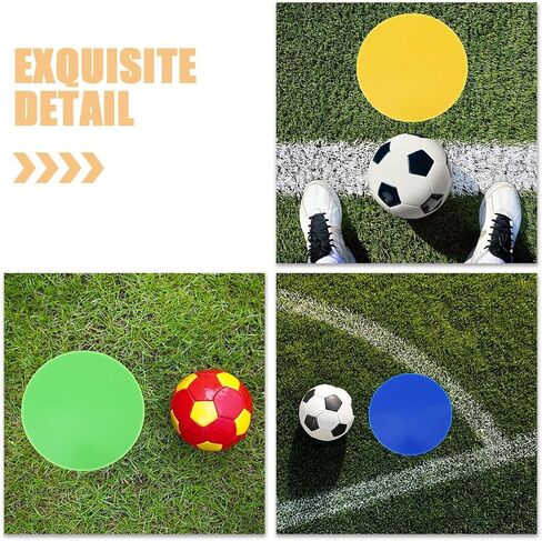 Sosoport 4pcs Colorful Spot Markers for Classroom Durable Carpet Circles for Teachers Football Tennis Floor Dots Easy to Clean Markers for Indoor Activities and Play Areas in Saudi Arabia