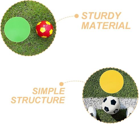Sosoport 4pcs Colorful Spot Markers for Classroom Durable Carpet Circles for Teachers Football Tennis Floor Dots Easy to Clean Markers for Indoor Activities and Play Areas in Saudi Arabia