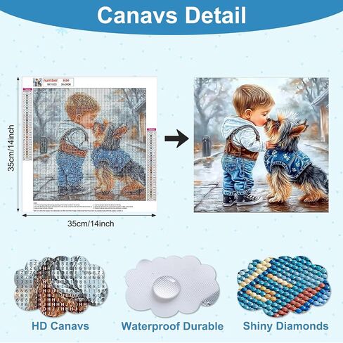 AIRDEA Cow Diamond Art Painting Kits for Adults Beginners 5D DIY Gem Art Kits for Home Wall Decor 12x12in,Sunflowers and Cow with Bow in Saudi Arabia