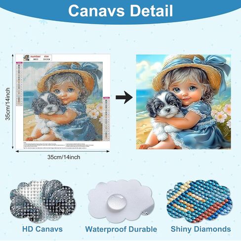 مجموعات طلاء Airdea Cow Diamond Art للبالغين المبتدئين 5D DIY GEM ART KITS لـ Home Wall Decor in Saudi Arabia