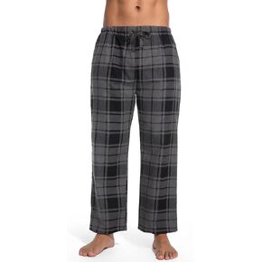 ENJOYNIGHT Mens Flannel Pajama Pants 100% Cotton Lounge Bottoms Plaid Pjs in Kuwait