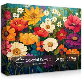 Flower Puzzles for Adults 1000 Pieces, Beautiful Rose Butterfly Puzzle, Diamond Jewel Puzzles for Adults 1000 Pieces, Unique Floral Art Crystal Jigsaw Puzzles in Kuwait