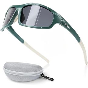 Flaya Polarized Sport Sunglasses for Men & Women UV400 Protection Scratch-Resistant Lightweight TR Frame & Rubber Nose Pads in Saudi Arabia