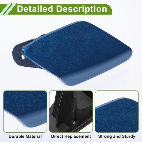 No.51118060681 Front Left Side Bumper Headlight Washer Nozzle Cover Cap for BMW 428i 2014-2016 2.0L L4 - Gas Blue Bumper Trim Nozzle Cover 1 Pc in Saudi Arabia