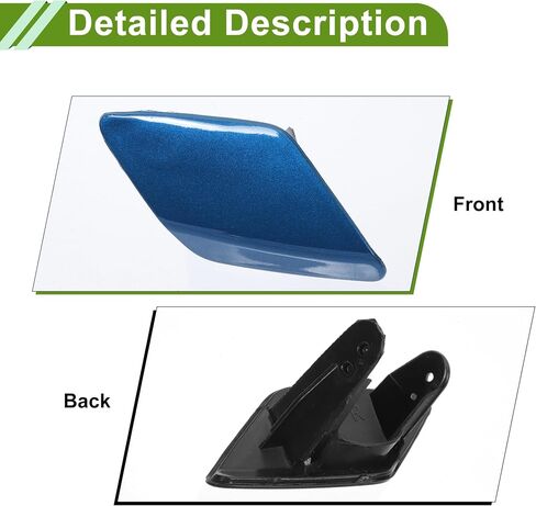 No.51118060681 Front Left Side Bumper Headlight Washer Nozzle Cover Cap for BMW 428i 2014-2016 2.0L L4 - Gas Blue Bumper Trim Nozzle Cover 1 Pc in Saudi Arabia