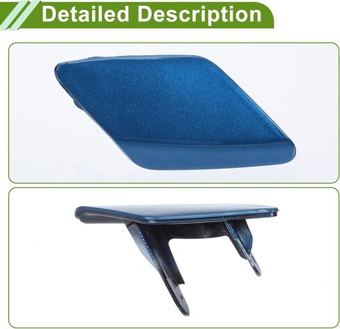 No.51118060681 Front Left Side Bumper Headlight Washer Nozzle Cover Cap for BMW 428i 2014-2016 2.0L L4 - Gas Blue Bumper Trim Nozzle Cover 1 Pc in Saudi Arabia