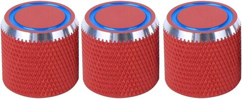 Metal Guitar Knobs,3 Pcs Electric Guitar Knobs Metal Volume Tone Control Knobs Turning Guitar Knobs Electric Guitar Bass Accessories in Saudi Arabia