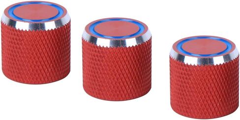 Metal Guitar Knobs,3 Pcs Electric Guitar Knobs Metal Volume Tone Control Knobs Turning Guitar Knobs Electric Guitar Bass Accessories in Saudi Arabia