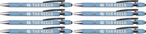 Greeting Pen North Carolina Soft Touch Coated Metal Pen 4 Pack (4006), Light Blue, Multi in Saudi Arabia