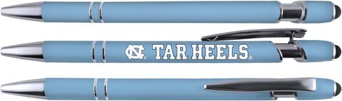 Greeting Pen North Carolina Soft Touch Coated Metal Pen 4 Pack (4006), Light Blue, Multi in Saudi Arabia