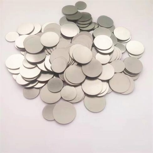 50 قطعة من صفائح سبائك التيتانيوم، صفائح تيتانيوم لزراعة الخلايا الطبية، صفائح تيتانيوم عالية النقاء، صفائح دائرية معدنية من التيتانيوم للبحوث التجريبية (1، Φ10 مم × سمك 0.5 مم) in Kuwait