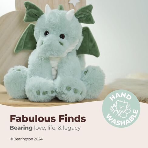 Bearington Red Dragon Plush Stuffed Animal 11 in, Ideal Plushies Gift for Kids & Girlfriends in Saudi Arabia