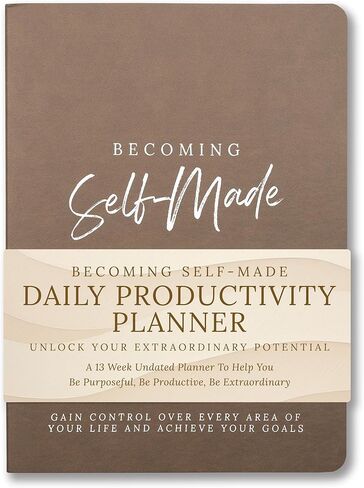 مجلة Planner المجلة للرجال والنساء: أن تصبح مصمماً ذاتيًا-مخطط تحدد الأهداف خطوة بخطوة لمدة 90 يومًا مع أدوات علم النفس ومطالبات التدريب-تحقيق الأهداف وبناء العادات اليومية للنجاح in Kuwait