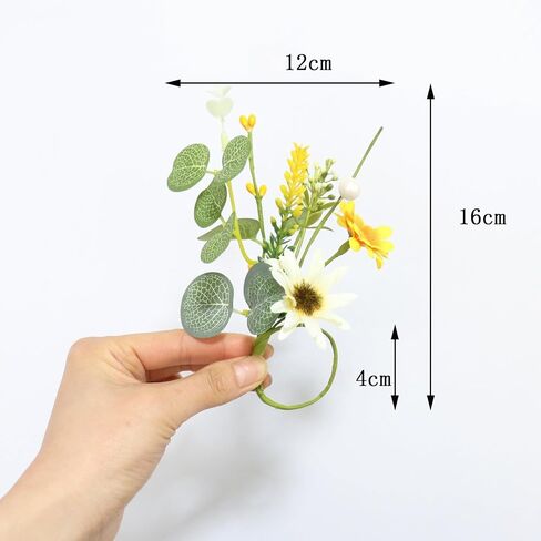 6 Pcs Christmas Napkin Rings,Rustic Napkin Ring Serviette Holders Handmade Red Berry Table Decorations for Wedding Thanksgiving New Year Banquet Birthday Party (Red, 1.4inch) in Saudi Arabia