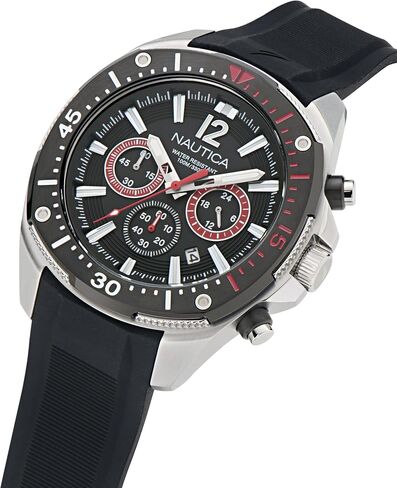 Nautica NCT Blue SAIL Silicone Strap Watch in Saudi Arabia