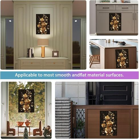 Globleland 3 أوراق heat heatrangeas زهرة موضوعات ديكور النقل 6x12inch الأثاث الأثاث الأثاث in Saudi Arabia