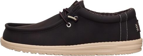 HEYDUDE Wally Classic Mole Brown Size 9, Mens Shoes, Slip-on Loafers, Comfortable & Light-Weight in Saudi Arabia